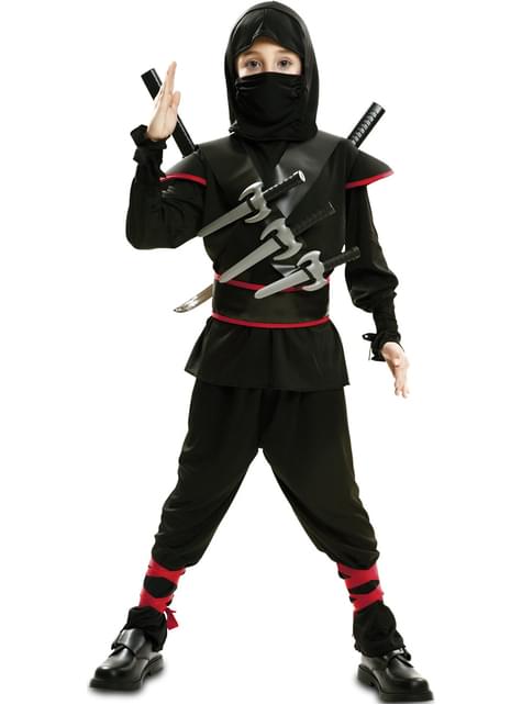 Ark brochure Tage en risiko Ninja kostume til drenge. Express levering | Funidelia