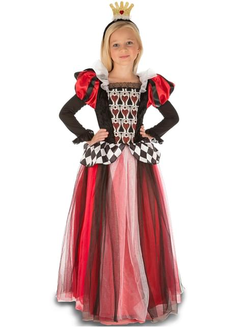 Girl S Lovely Queen Of Hearts Costume The Coolest Funidelia