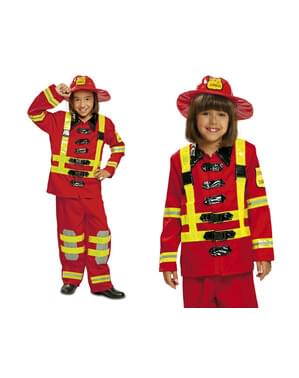 아이를위한 용감한 소방관 의상