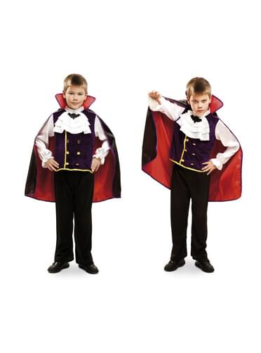 Fato de vampiro noturno para menino