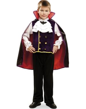 Fato de vampiro noturno para menino