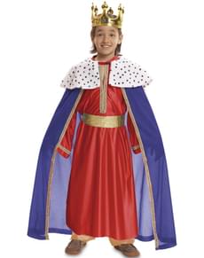 Costume da Re Mago rosso per bambino