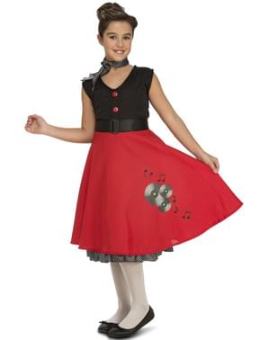 Comprar Falda Años 50 Roja - Disfraces de Grease para Mujer