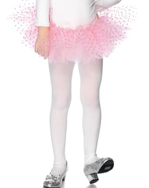 Tutu cu buline roz pal pentru fată
