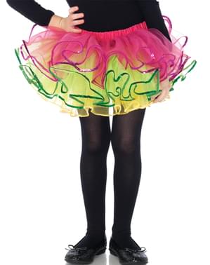 tutu de bailarina multicolor para menina