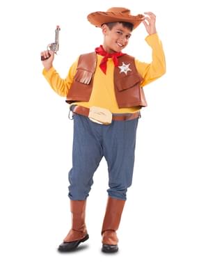 Costume da cow-boy grassottello per bambino