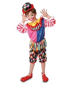 Kid's Cute Circus Clown Costume