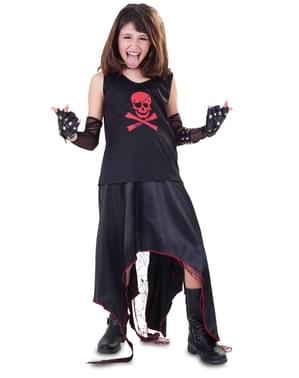 Disfraz de Punk moderna para niña