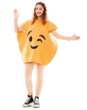 Adults Winky Face Emoticon Costume