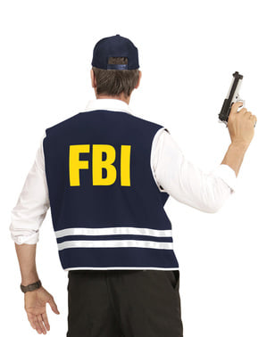 Set Maskeraddräkt FBI för vuxen