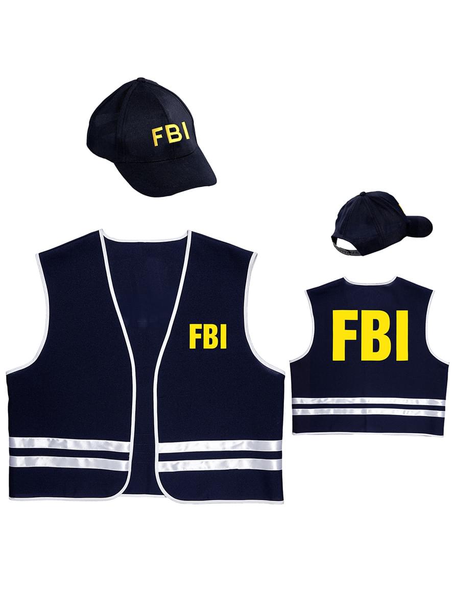 Adults FBI Costume Kit. Express delivery Funidelia