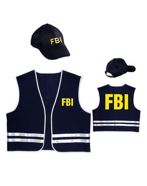 Kit disfraz de FBI para adulto