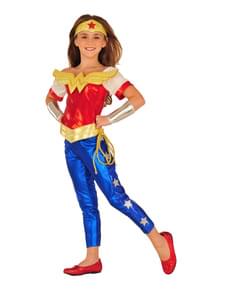Costume da Wonder Woman DC Super Hero Girls deluxe per bambina