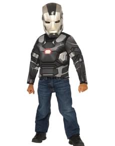 Kit costume da Macchina da Guerra Capitan Amercia Civil War Deluxe per bambino