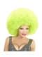 Peruca afro gigante verde deluxe em bolsa