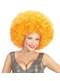 Peruca afro gigante laranja deluxe em bolsa