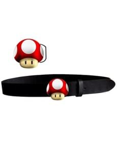 Cinto de cogumelo Mario Bros para adulto