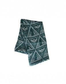 Black Triforce Zelda Logo Printed Handkerchief