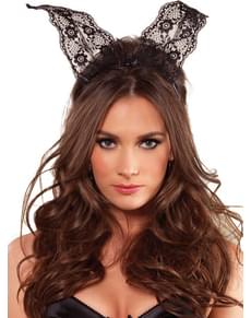 Women's Black Bunny Ears