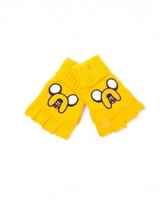 Jake Adventure Time fingerless gloves for adults