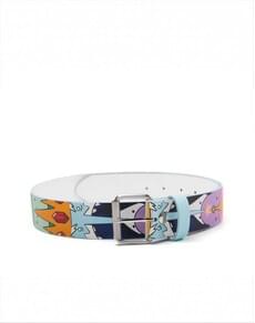 Adult's Adventure Time Characters Embossed Belt