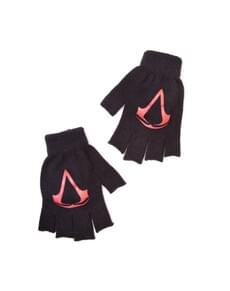 Bezprsté rukavice pro dospělé černá vlajka Assassin´s Creed černé