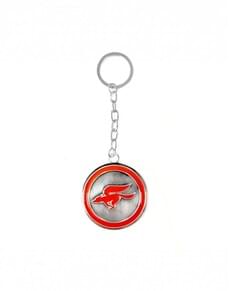 Round metal Starfox Zero Mario Bros keychain