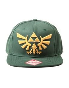 Berretto con il logo di Triforce Zelda in verde e giallo per adulto