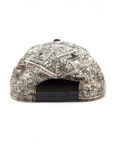 Zelda cap with comic design and Triforce metal logo for adults