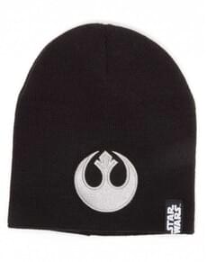 Woollen beanie with Rebellion Star Wars logo for adults
