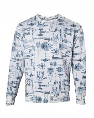 Sudadera de naves Star Wars para adulto