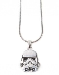 Náhrdelník pro dospělé přilba Stormtroopera stříbrný