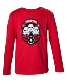T-shirt Stormtrooper rouge enfant