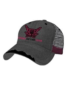 Grey and pink Story Of The Year cap for adults
