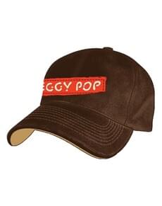 Brown Iggy Pop cap for adults