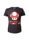 Black Red Mushroom Super Mario Bros t-shirt