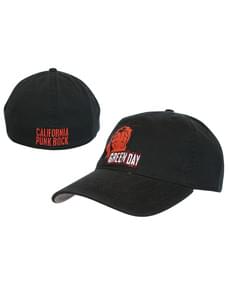 Black Green Day cap for adults