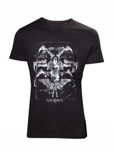 T-shirt de God of War preta