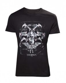 T-shirt de God of War preta