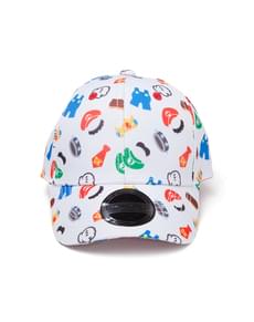 Characters and accessories from Mario Bros kids cap