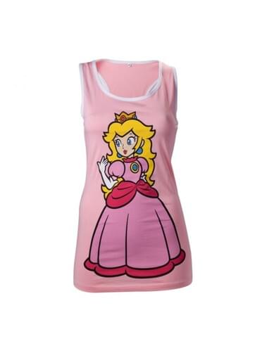 T-shirt de Princesa Peach cor-de-rosa para mulher
