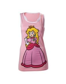 T-shirt de Princesa Peach cor-de-rosa para mulher