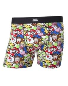 Men's Super Mario and Friends Mario Bros Boxer Shorts