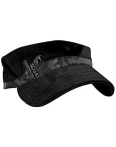 Black military fitted cap From First to Last for adults