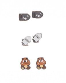 Set boucles d'oreilles ennemies de Mario Bros