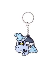 Rubber Dry Bones Mario Bros keychain