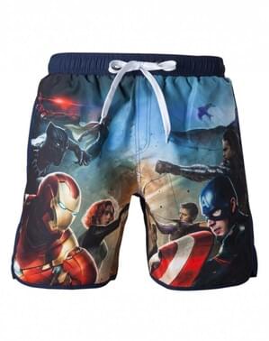 Kapten Perang Saudara Captain America celana renang untuk pria