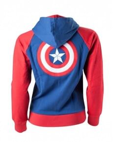 Captain America shield hoodie for women