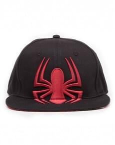 Berretto nero con logo di Spider-Man per adulto