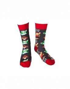 Adult's Super Mario Pixel Art Socks